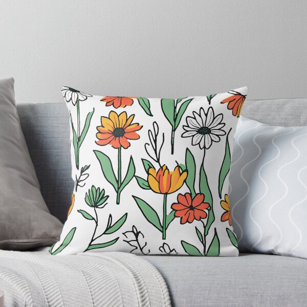 Item preview, Colourful Wild Flowers designed and sold by Wild Blue Designs NZ.