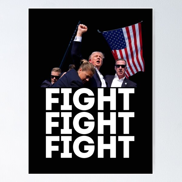 Item preview, Donald Trump FIGHT FIGHT FIGHT designed and sold by TubbyCakes.