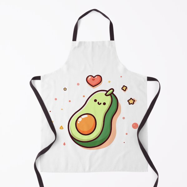 Item preview, Cute Green Avocado illustration designed and sold by OrcaVector.