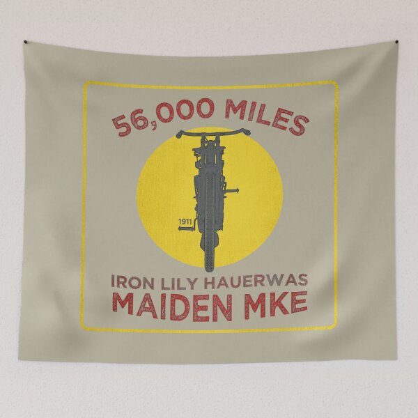 Item preview, Iron Lily • 56,000 Miles • Lillian Hauerwas designed and sold by MKE Rhine Maiden  •  Grumble Services, LLC..