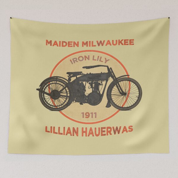 Item preview, Iron Lily • Maiden Milwaukee • Lillian Hauerwas designed and sold by MKE Rhine Maiden  •  Grumble Services, LLC..