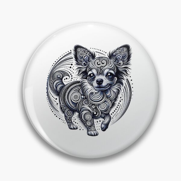 Item preview, Chihuahua Elliptic Curve designed and sold by Wags & Tails.