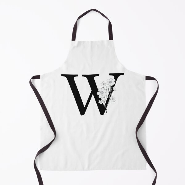 Item preview, Black Letter W Monogram with Flowers designed and sold by To the Lua.