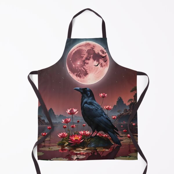 Item preview, Blood Moon Raven Sitting On A Bloody Lake designed and sold by DifferentPOV.