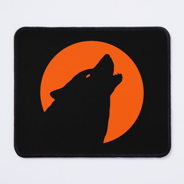 Artikelvorschau, Wolf-Sonnenuntergang-Silhouette entworfen und verkauft von WilmhoffDesigns.