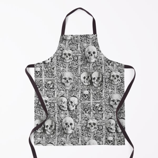 Item preview, Gothic Grid of Skulls on Stone Grid designed and sold by Boddicca.