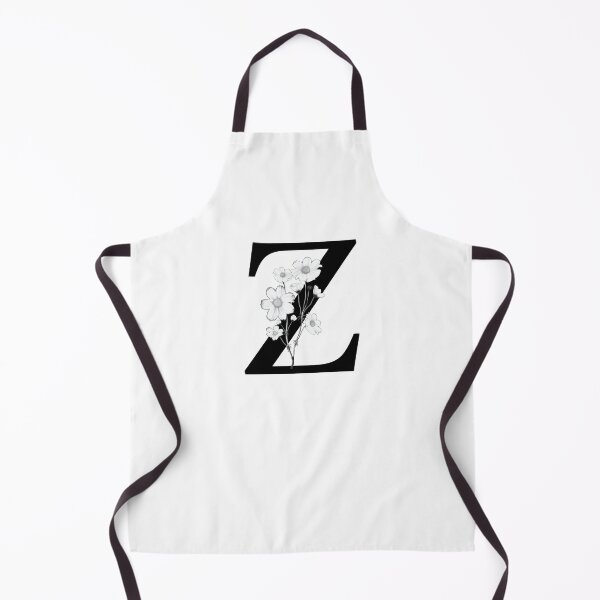 Item preview, Black Letter Z Monogram with Flowers designed and sold by To the Lua.