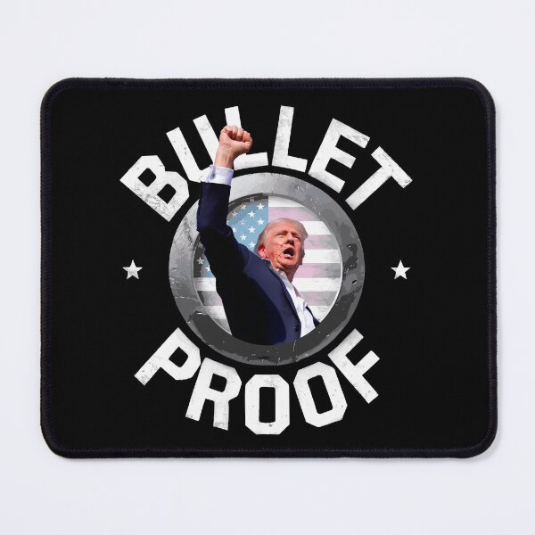Item preview, Donald Trump assassination shot sniper MAGA Pennsylvania bullet proof designed and sold by w1ckerman.