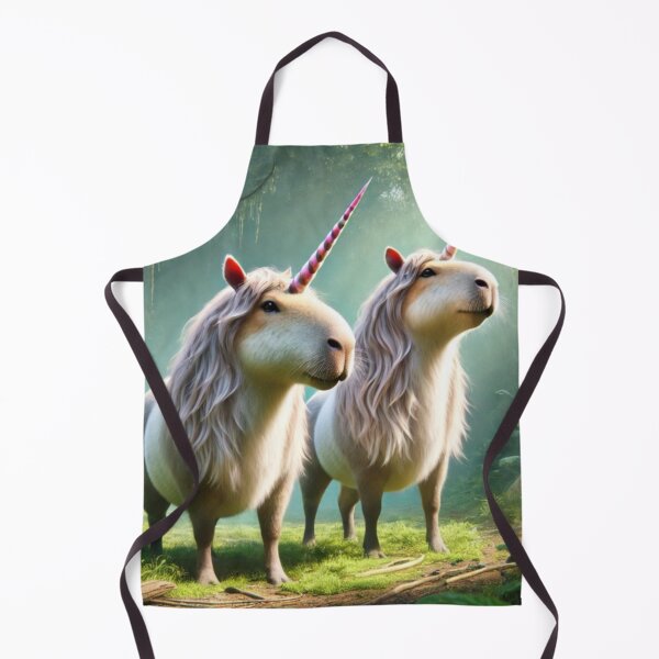 Item preview, Adorable Unicorn-Capybara Hybrid Animal. Vibrant and Colorful. designed and sold by FantasyHybrids.