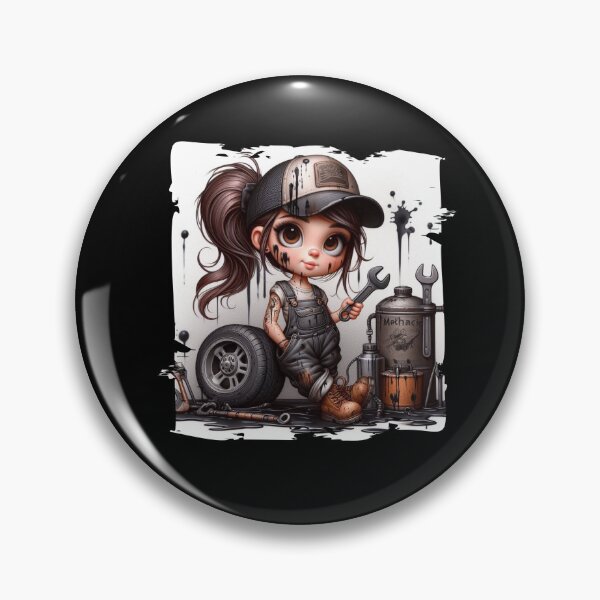 Item preview, Female Mechanic Art: Empowering Women in Automotive designed and sold by Hungry-Murphy.