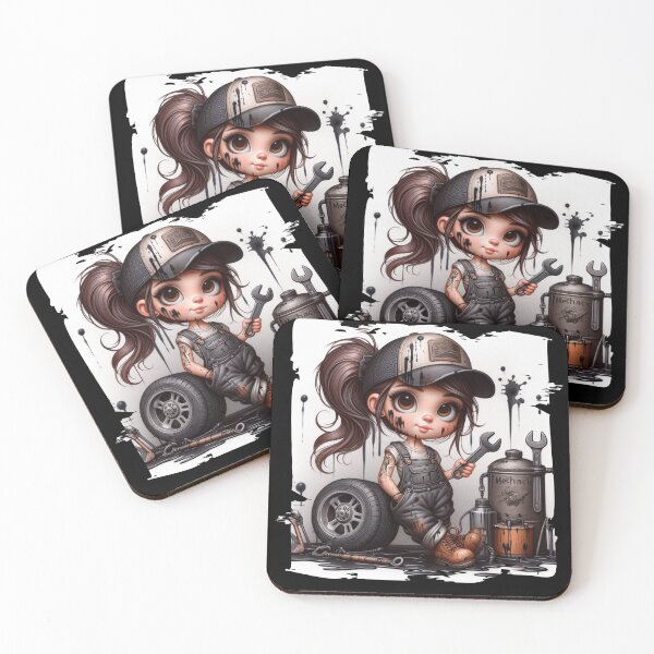 Item preview, Female Mechanic Art: Empowering Women in Automotive designed and sold by Hungry-Murphy.