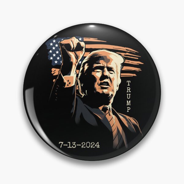 Item preview, July 13 2024 Trump Inspirational and Iconic Fist Pump USA Flag designed and sold by FunWearVM.