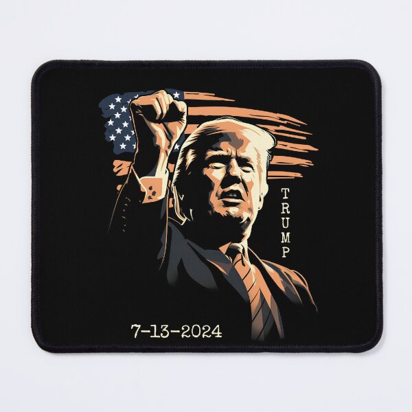 Item preview, July 13 2024 Trump Inspirational and Iconic Fist Pump USA Flag designed and sold by FunWearVM.