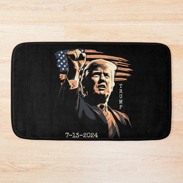 Item preview, July 13 2024 Trump Inspirational and Iconic Fist Pump USA Flag designed and sold by FunWearVM.