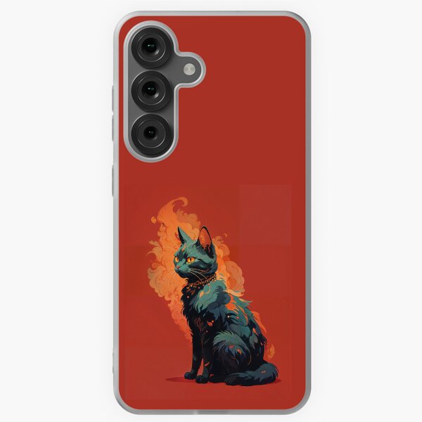 Vermilion Cat Samsung Galaxy Soft Case