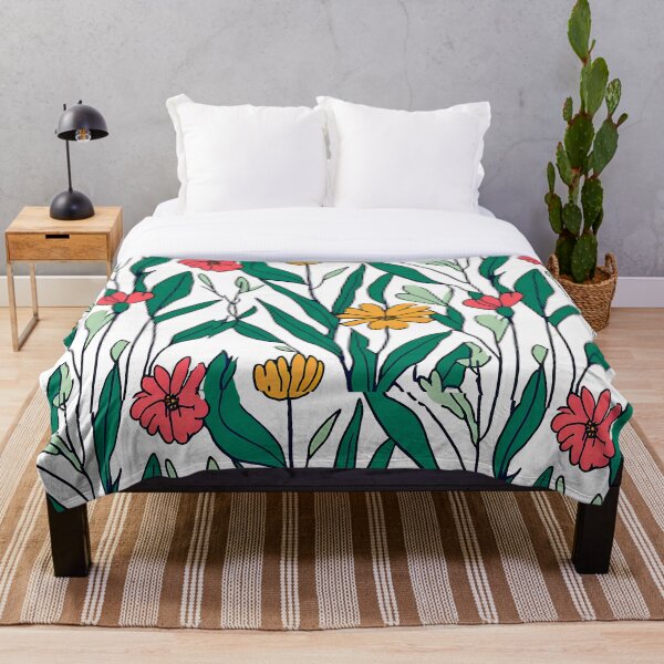Item preview, Colourful Wild Blooms designed and sold by Wild Blue Designs NZ.