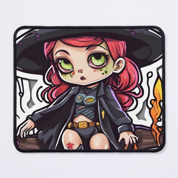 Item preview, Enchanted Kawaii Witch designed and sold by Thaivi Design.