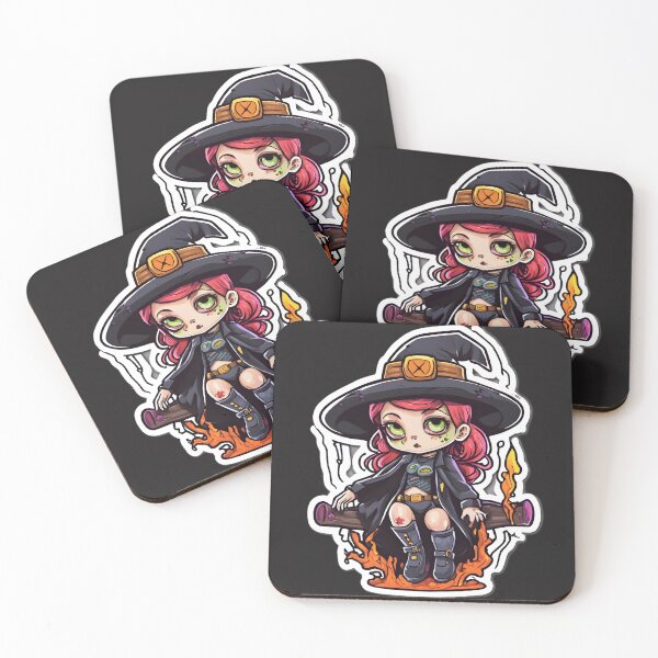 Item preview, Enchanted Kawaii Witch designed and sold by Thaivi Design.