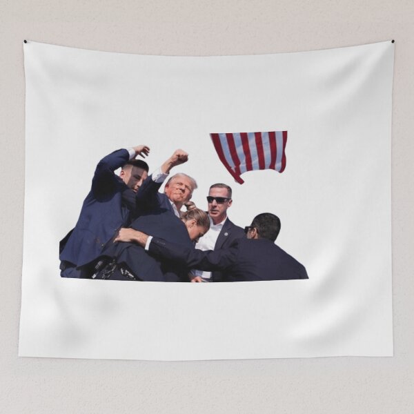 Item preview, Donald Trump attack attempt at rally - trump 2024  designed and sold by Giovanni's  Brown Quotes.