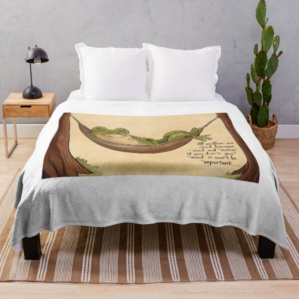Item preview, Relaxed Frog Wisdom: Mind Over Matter designed and sold by Colorful-Garden.
