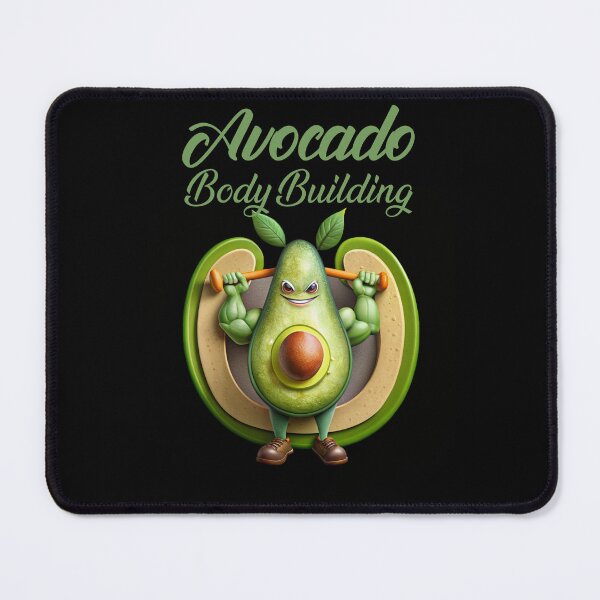 Item preview, Avocado Bodybuilding - Unique Avocado T-Shirts for a Fresh Look Fashion Design designed and sold by Techflare.