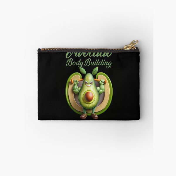 Item preview, Avocado Bodybuilding - Unique Avocado T-Shirts for a Fresh Look Fashion Design designed and sold by Techflare.