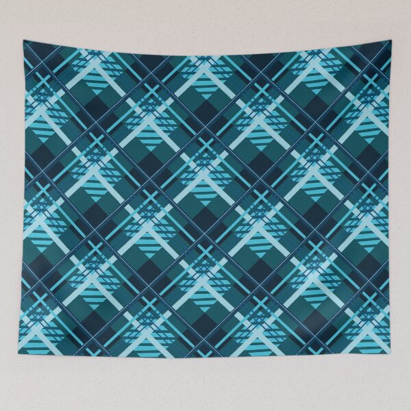 Item preview, Frozen Roots Plaid designed and sold by Saki Desjardins.
