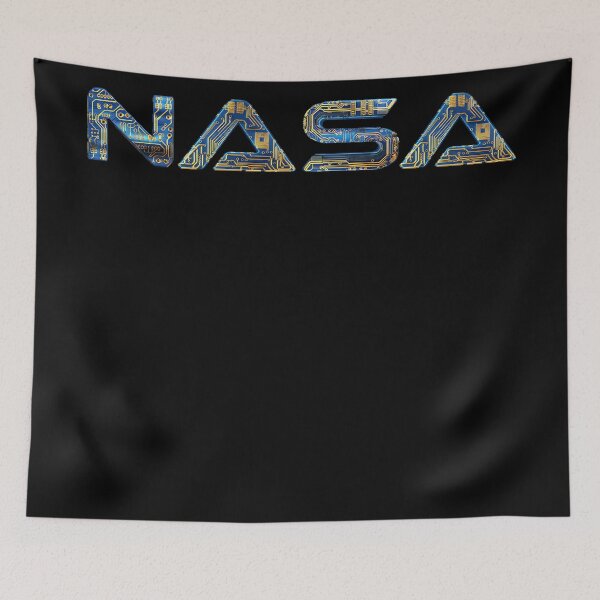 Item preview, Nasa Logo Blue Circuitry - BLK designed and sold by LuizSilva1983.