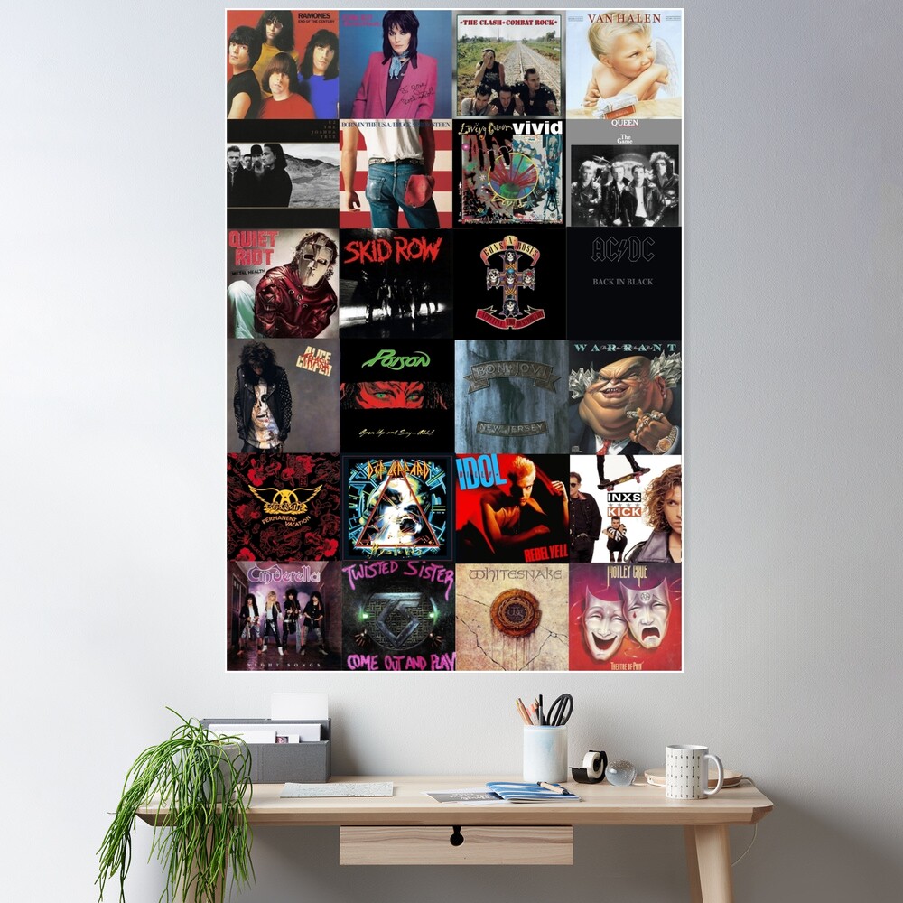 CLASSIC　ROCK POSTERS Amazon.com: Mingki Classic Rock Star Band Poster - 18 × 24
