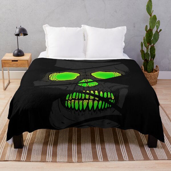 Item preview, Skull ( Green Wave ) designed and sold by BerryBerryBaby.