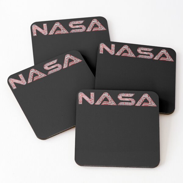 Item preview, Nasa Red Circuitry Logo Blk  designed and sold by LuizSilva1983.