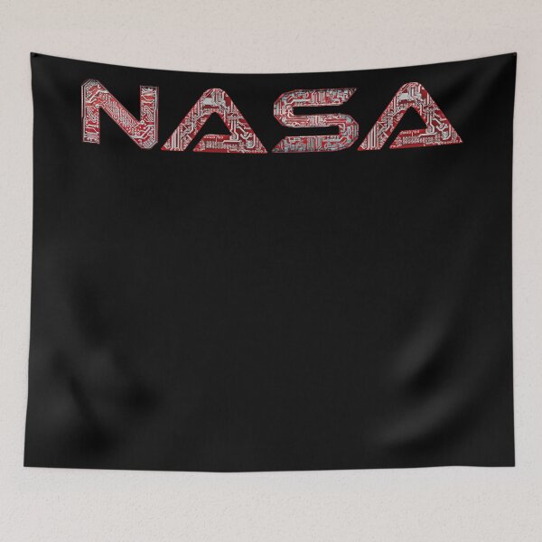 Item preview, Nasa Red Circuitry Logo Blk  designed and sold by LuizSilva1983.