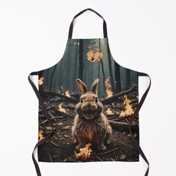 Item preview, Cute Evil Bunny Playing In Fire designed and sold by DifferentPOV.