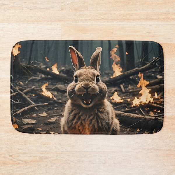 Item preview, Cute Evil Bunny Playing In Fire designed and sold by DifferentPOV.