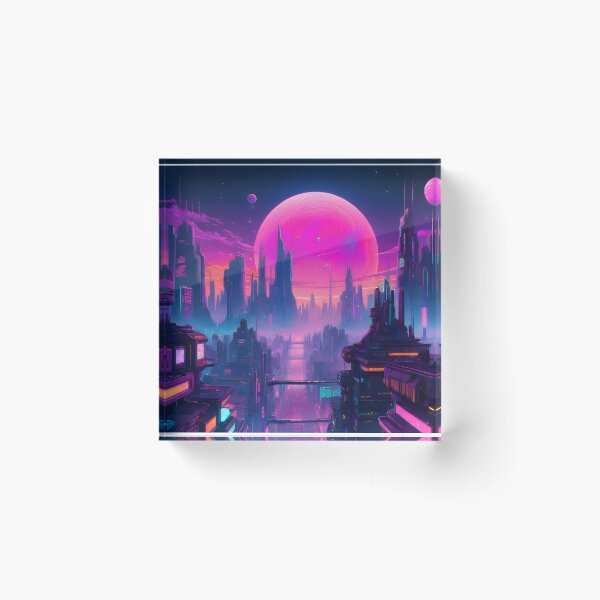 Item preview, Cyberpunk City Skyline designed and sold by papi1998.