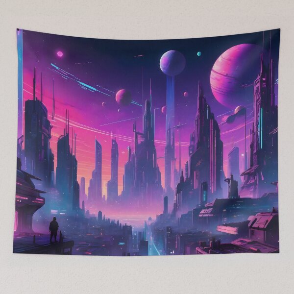 Item preview, Cyberpunk City Skyline designed and sold by papi1998.