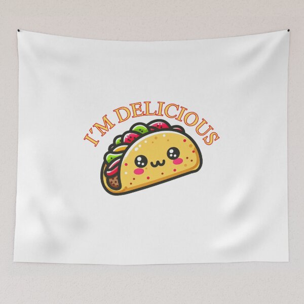 Item preview, DELICIOUS AND VERY COLORFUL MEXICAN TACO designed and sold by lunacoco81.