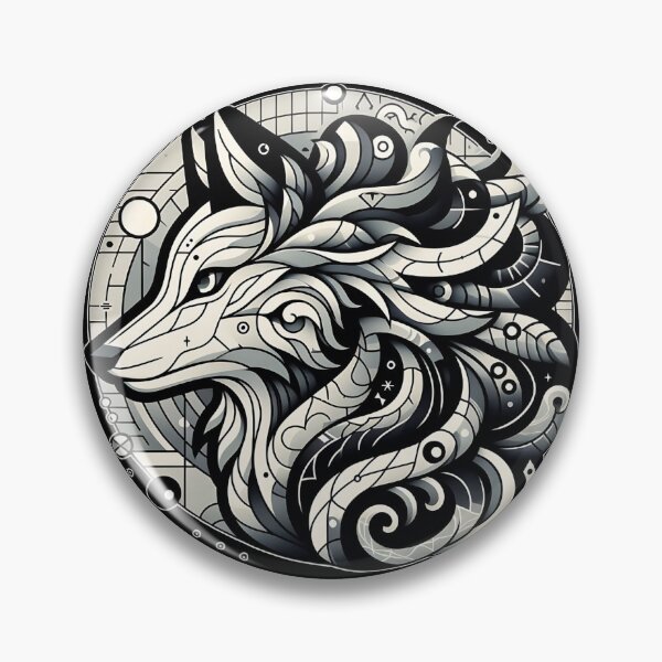 Item preview, Geometric Abstract Wolf Art designed and sold by Dynke.