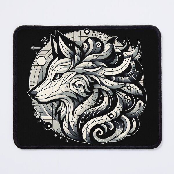 Item preview, Geometric Abstract Wolf Art designed and sold by Dynke.