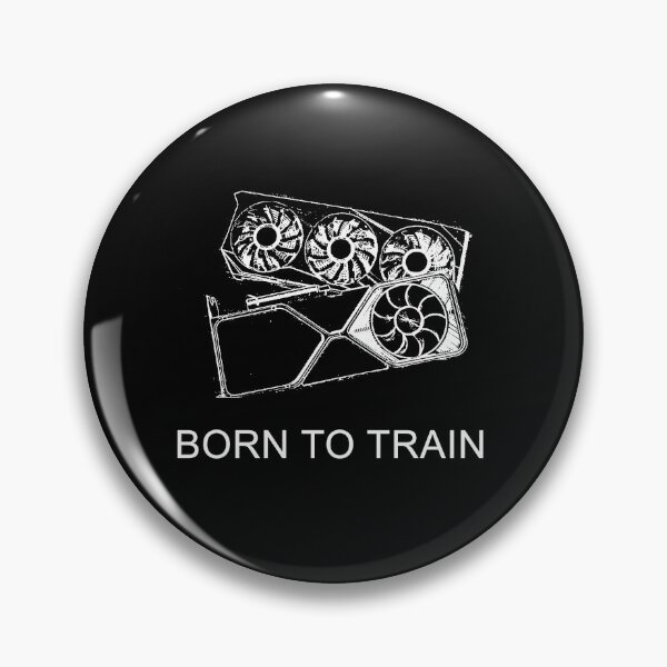 Item preview, Born To Train (compact) (white) designed and sold by ethansmith2000.