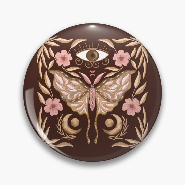 Item preview, Luna moth pink boho designed and sold by pinkyfish1010.