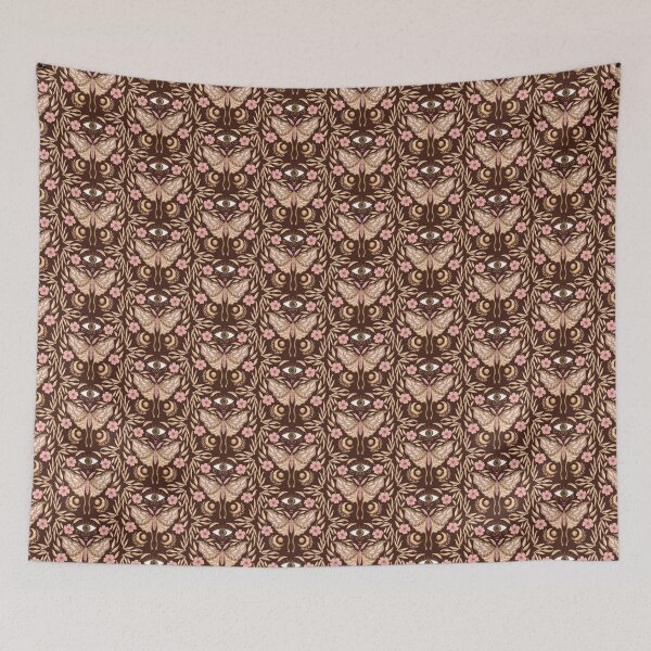 Item preview, Luna moth pink boho designed and sold by pinkyfish1010.