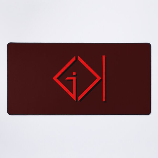 Item preview, Minimalist Christian Apparel: God is Greater Than Me -Geometric Fish symbol Red Design - John 14:28 designed and sold by ZechJohnRB.
