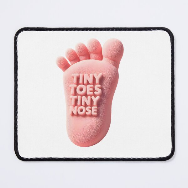 Item preview, Cute Tiny Toes Tiny Nose Baby Announcement Design designed and sold by StyLeHi.