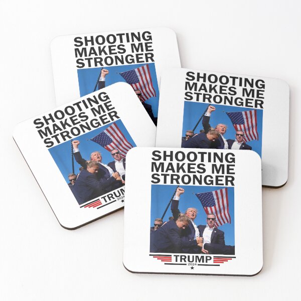 Item preview, Disparar me hace más fuerte Trump 2024 designed and sold by Deacongarcia.