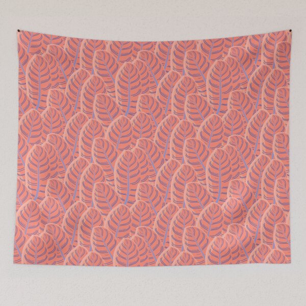 Item preview, Tropical leaves, Coral version designed and sold by Alex  Blud.