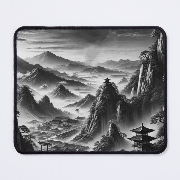 Item preview, Misty Mountain Village designed and sold by Customisedartnz.