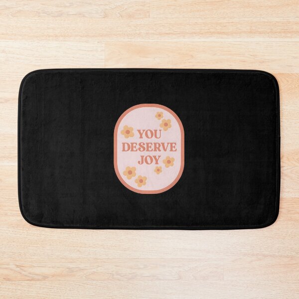 Item preview, 692 You Deserve Joy Floral Stamp	 designed and sold by rczjlxdvvj62.