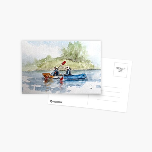 Item preview, Kayaking  designed and sold by SketchingDoctor.