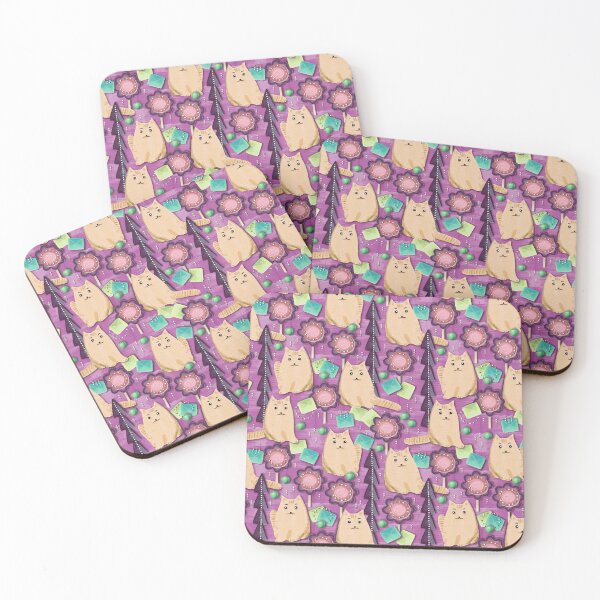 Item preview, Beige cat with a letter on a violet background designed and sold by Alex  Blud.